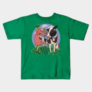 Sims 4 - Plant Sim and Cow Pal Kids T-Shirt